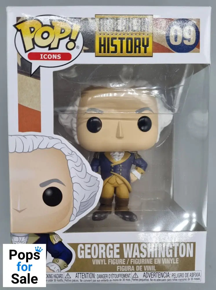 #09 George Washington - American History Funko POP - PopsforSale.co.uk