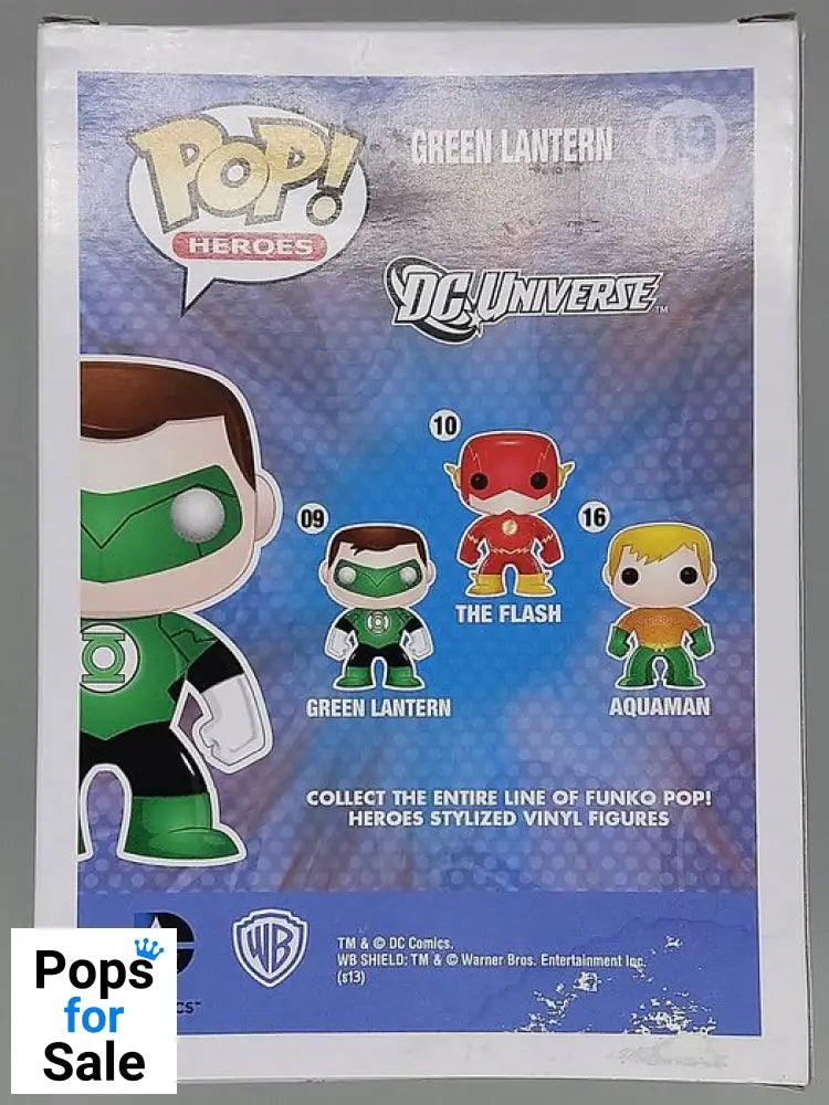 #09 Green Lantern (New 52) - DC Universe - Box Damaged Funko POP - PopsforSale.co.uk