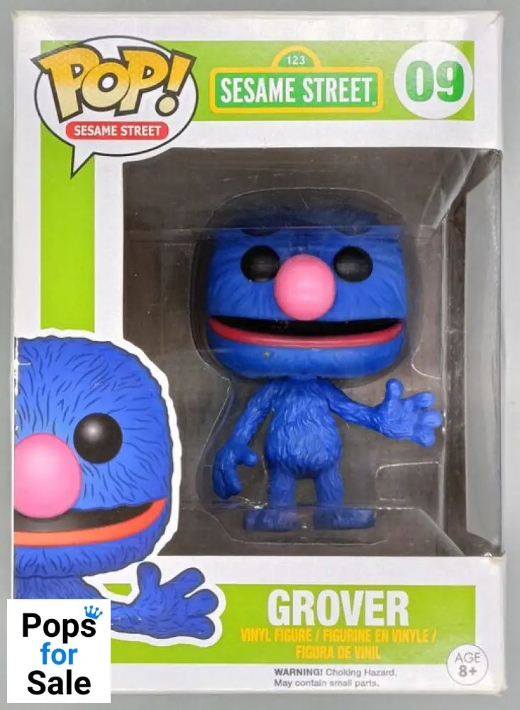 #09 Grover - Sesame Street - Box Damaged Funko POP - PopsforSale.co.uk