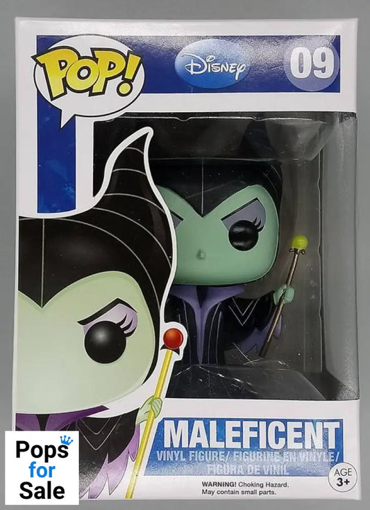 #09 Maleficent - Disney Sleeping Beauty - Box Damaged Funko POP - PopsforSale.co.uk