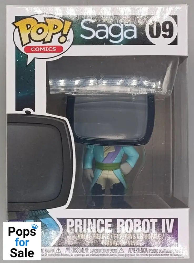 #09 Prince Robot IV - Comics Saga - Box Damaged Funko POP - PopsforSale.co.uk