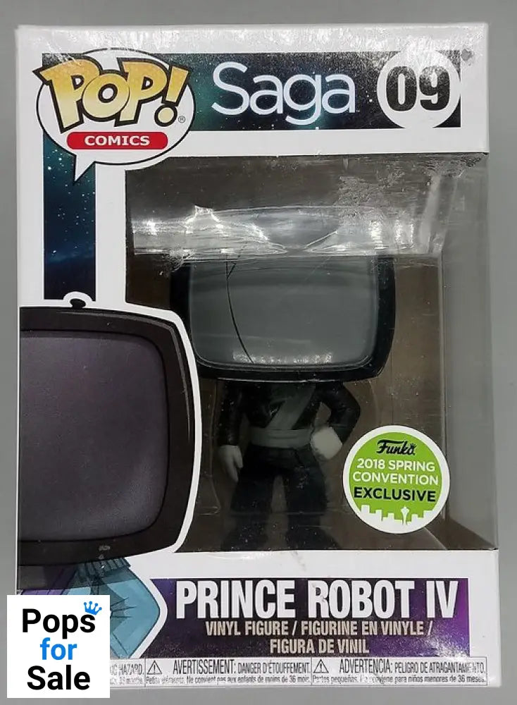 09 Prince Robot IV (Mourning) - Comics SAGA - Box Damaged Funko POP