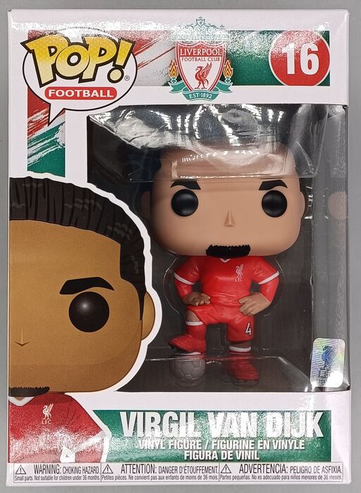 16 Virgil van Dijk - Liverpool FC Funko POP