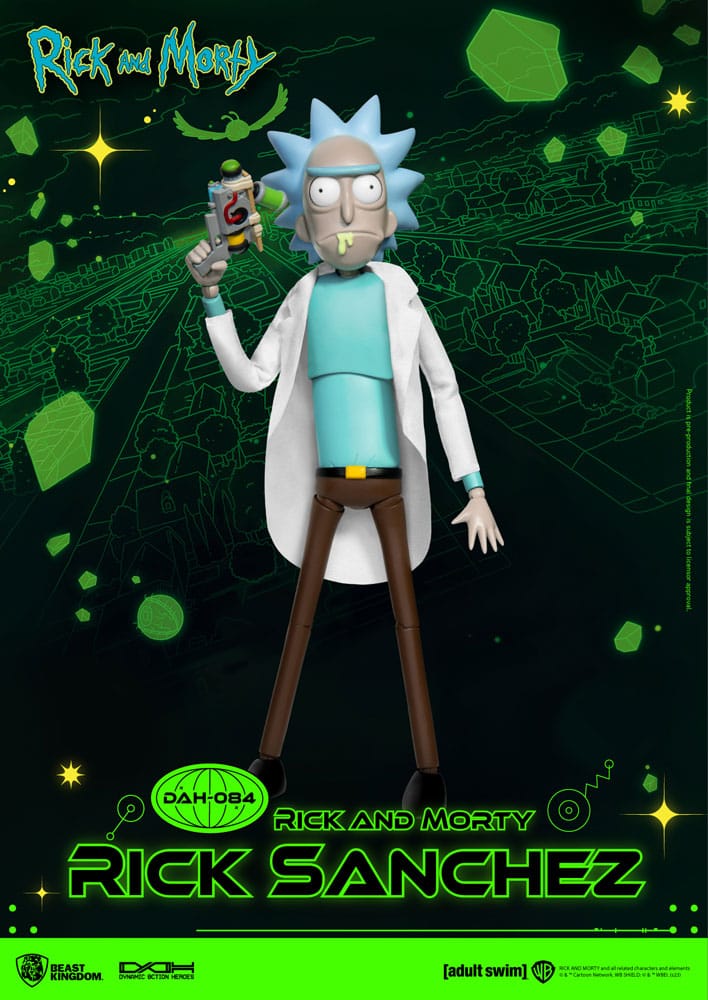 Rick and Morty Dynamic 8ction Heroes Action Figure 1/9 Rick Sanchez 23 cm - [NEW]