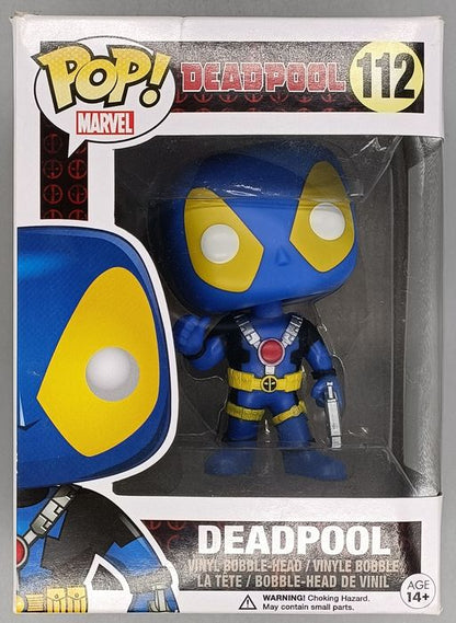 #112 Deadpool (Thumb Up- X-Men Blue) - Marvel Box Damaged Funko POP