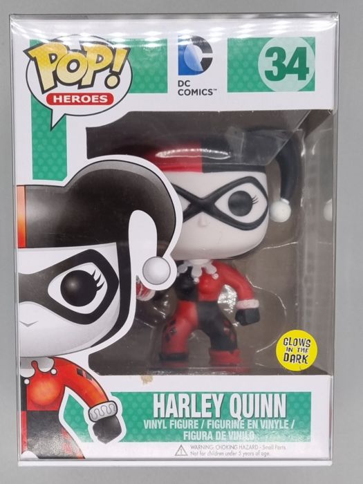 #34 Harley Quinn - Glow - DC Comics Funko POP