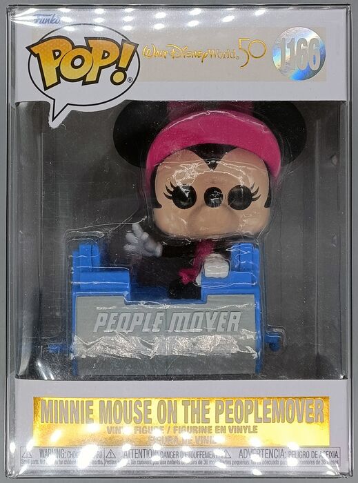 #1166 Minnie Mouse (on the PeopleMover) - Disney Funko POP