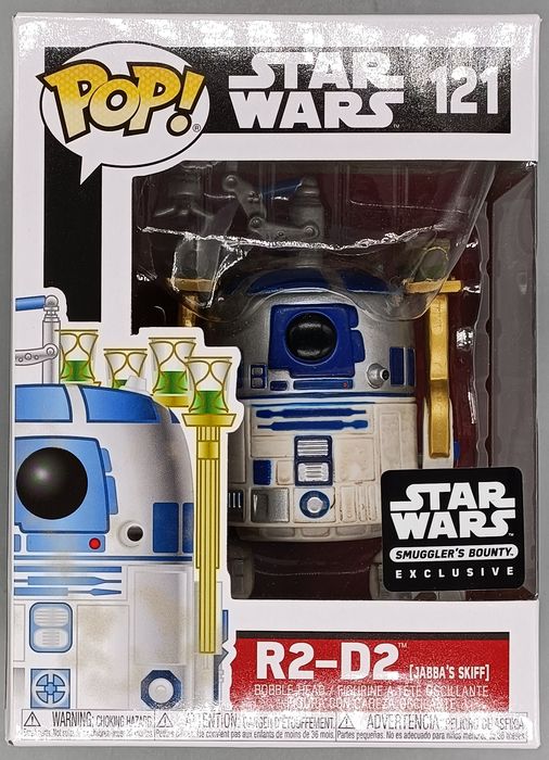 #121 R2-D2 (Jabba's Skiff) - Star Wars - Smuggler Box Damaged Funko POP