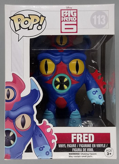 113 Fred - Disney Big Hero 6 - Funko POP - Box Damaged