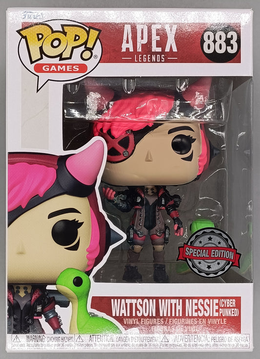 #883 Wattson with Nessie (Cyber Punked) - Apex Legends Funko POP