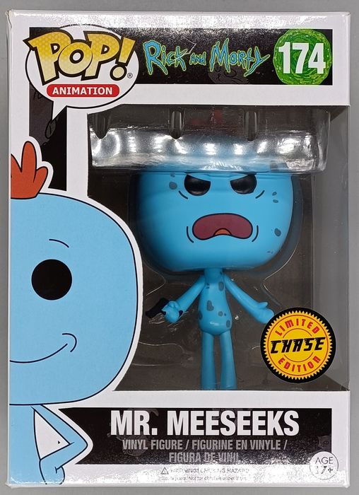 174 Mr. Meeseeks (Gun) - Chase - Rick and Morty Box Damaged Funko POP