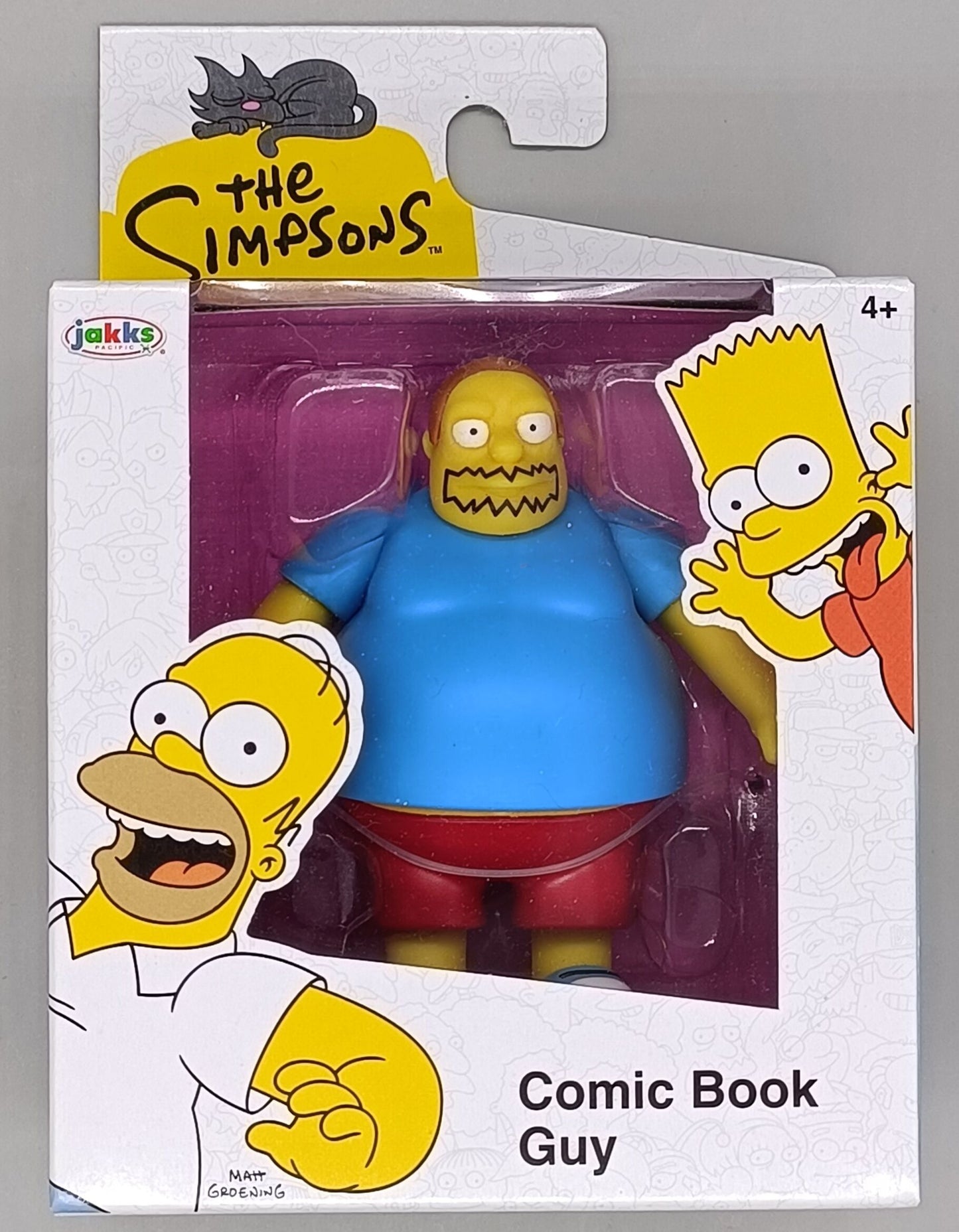 The Simpsons Mini Figure Wave 3 - Comic Book Guy - 7cm - Jakks - [New]