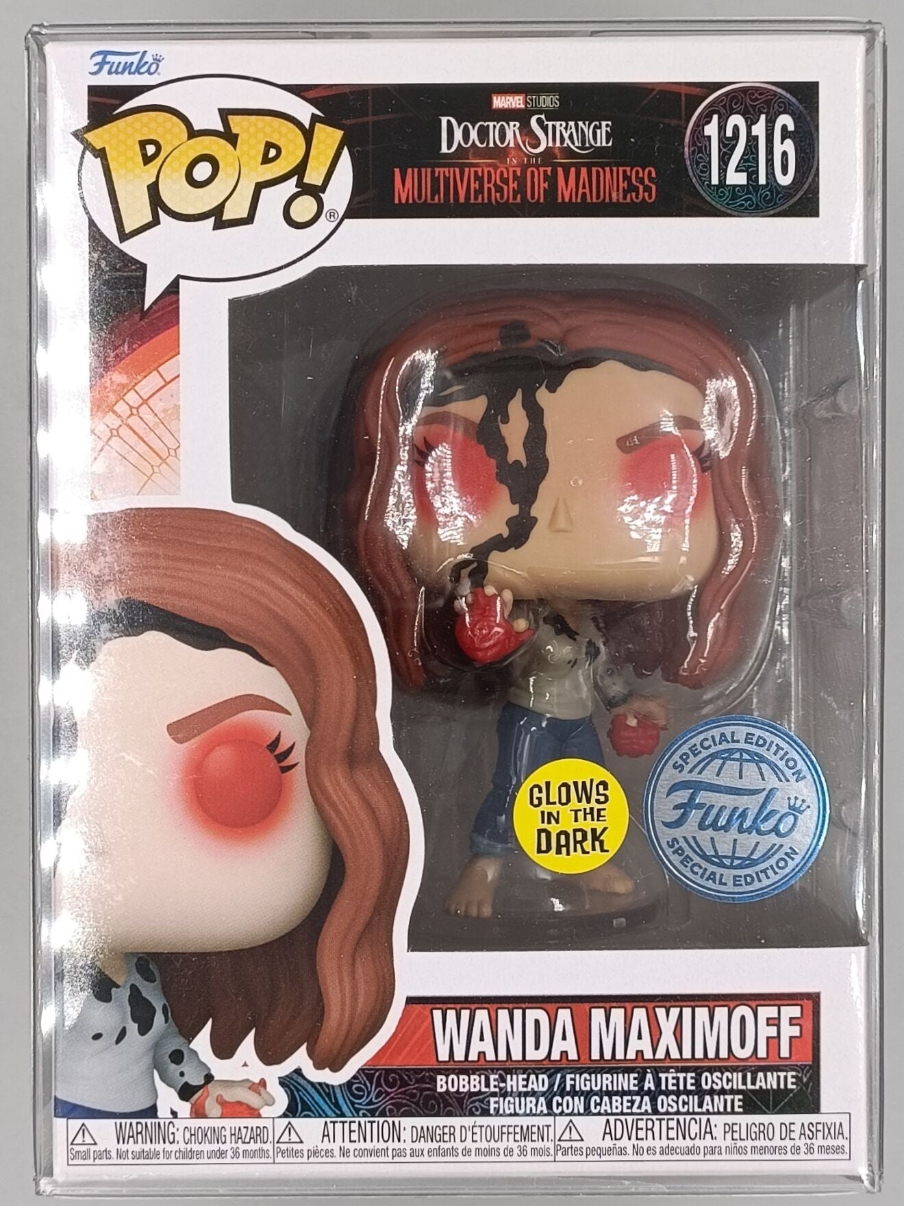 1216 Wanda Maximoff - Glow - Marvel Doctor Strange Multiverse of Madness Funko POP