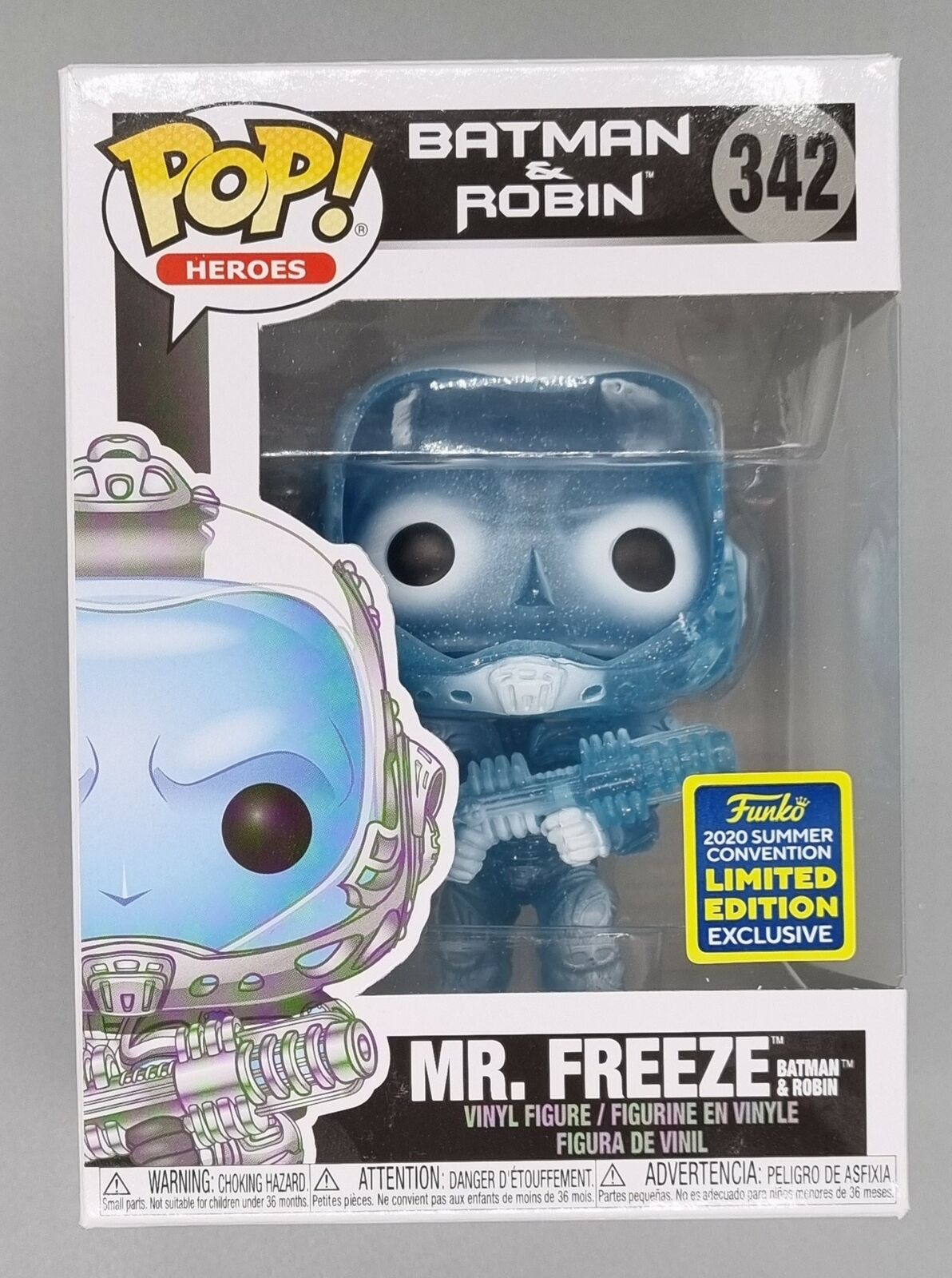#342 Mr. Freeze - Glitter - DC - Batman & Robin - 2020 Con Funko POP