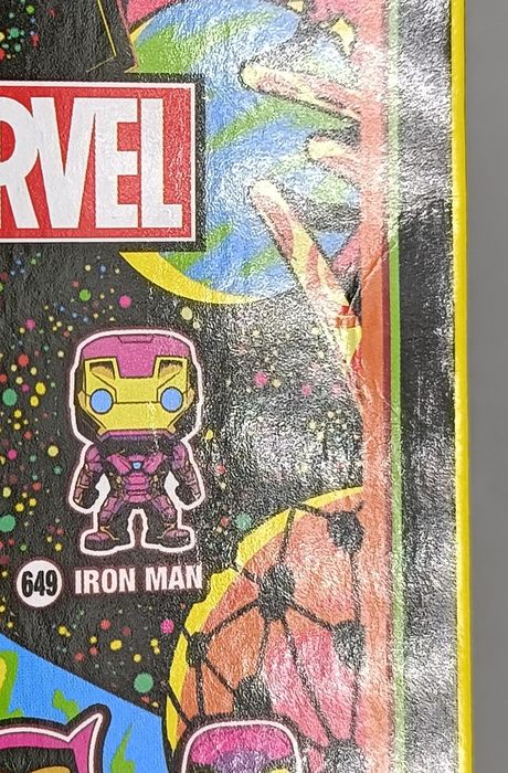 #648 Captain America (Blacklight) Marvel - Box Damaged Funko POP