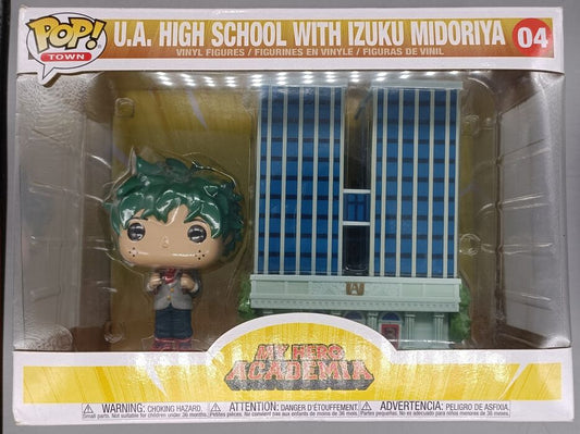 #04 U.A. High School with Izuku Midoriya - Town My Hero Academia Damaged Box Funko POP