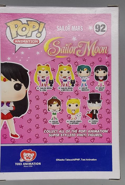 92 Sailor Mars - Sailor Moon - Box Damaged Funko POP