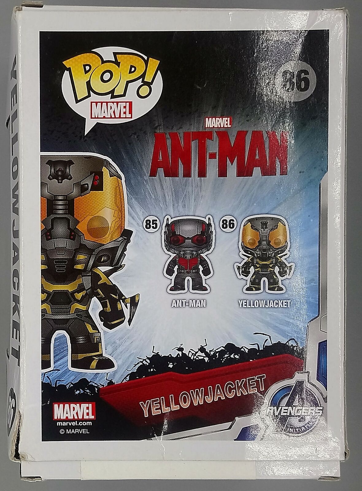 #86 Yellowjacket - Marvel Ant-Man - Box Damaged Funko POP