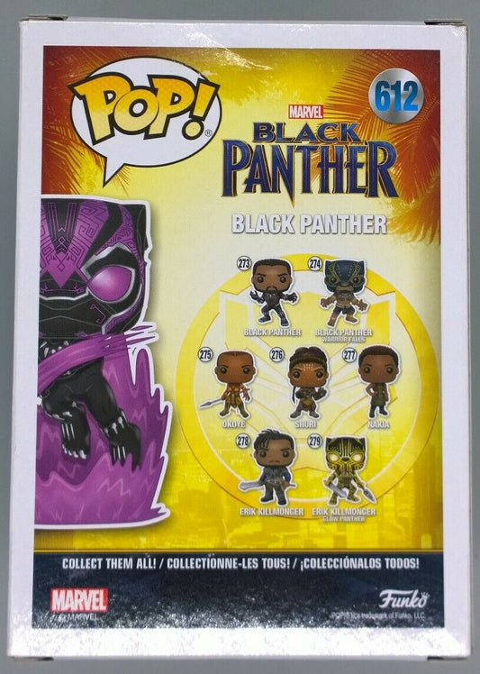 #612 Black Panther (Leaping) Glow - Marvel Collector Corps Funko POP