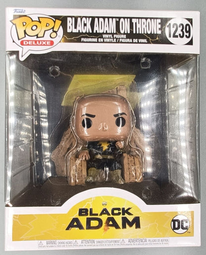 1239 Black Adam on Throne - Deluxe Movies Black Adam Funko POP - Box Damaged