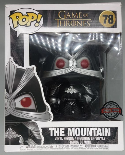 #78 The Mountain (Masked) - 6 Inch - Game of Thrones Box Damaged Funko POP