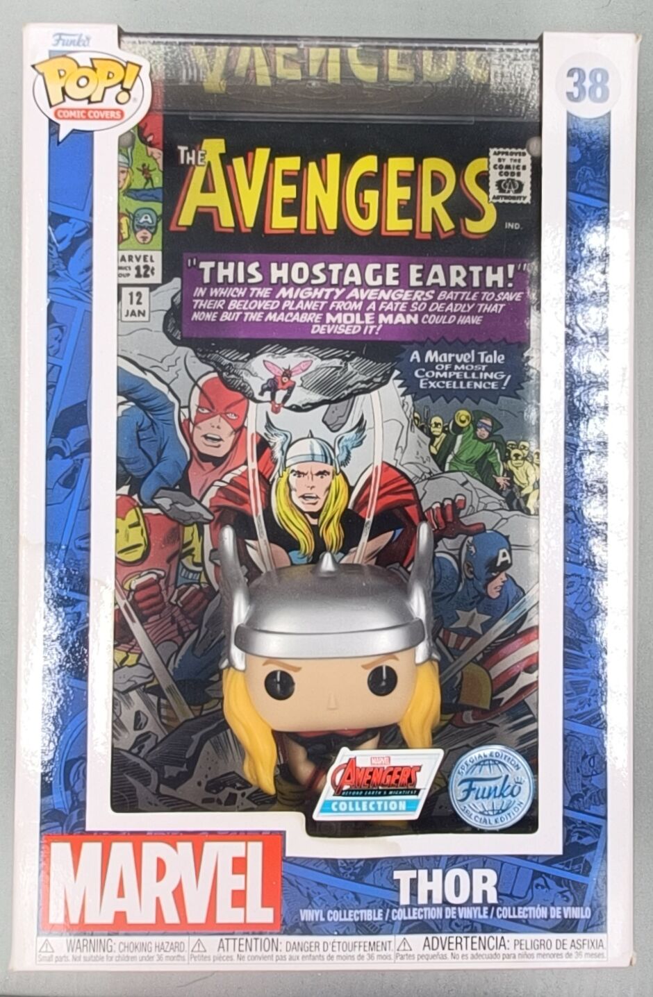 38 Thor (Comic Cover) - Marvel Funko POP - Box Damaged