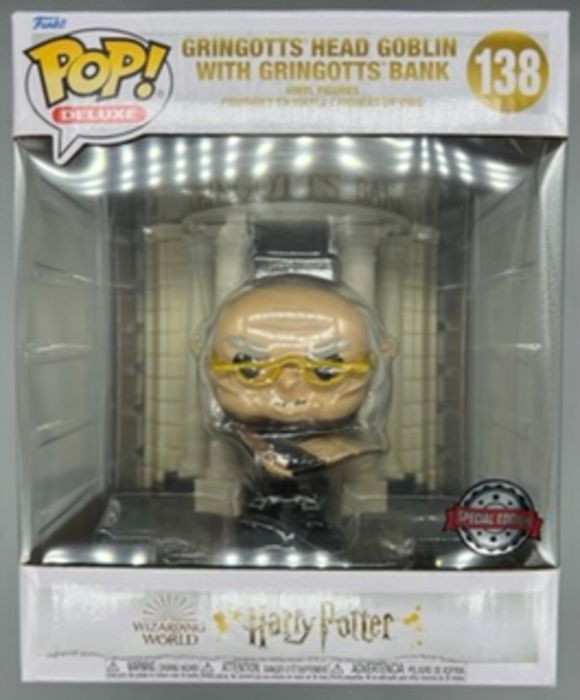 138 Gringotts Head Goblin (Gringotts) Deluxe - Harry Potter Funko POP