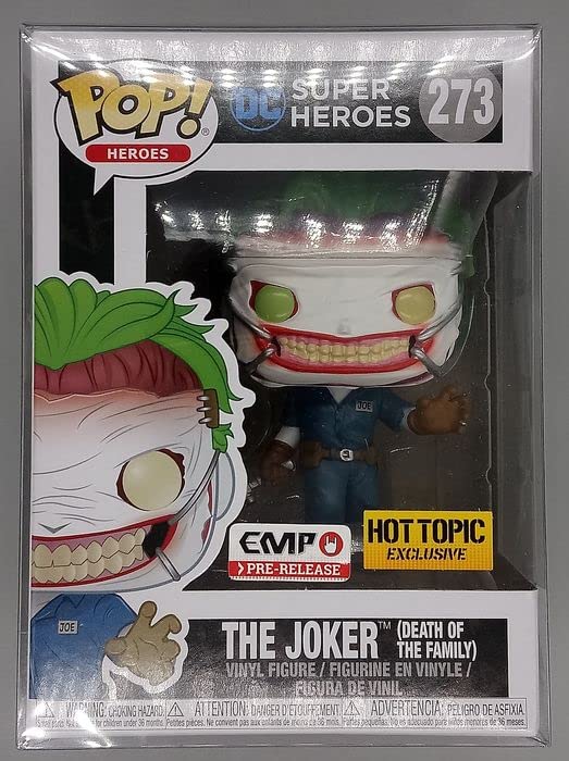 273 The Joker (Death of the Family) - DC Super Heroes Funko POP - Box Damaged