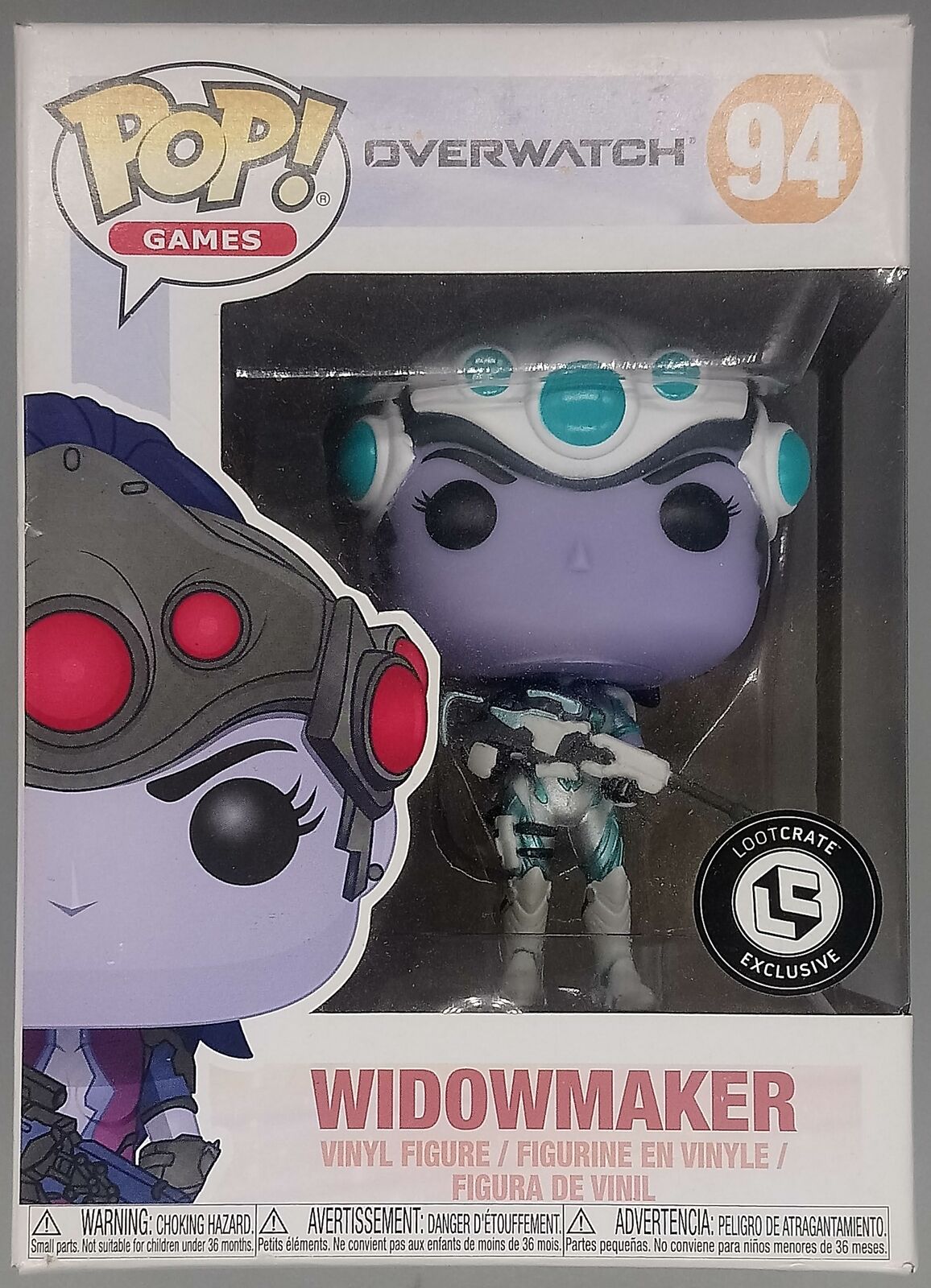 #94 Widowmaker (Winter) Overwatch - Box Damaged Funko POP