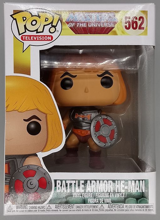 #562 Battle Armor He-Man - Masters of the Universe Box Damaged Funko POP