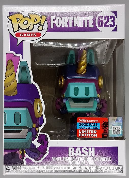 #623 Bash - Fortnite - 2020 Con - Box Damaged Funko POP