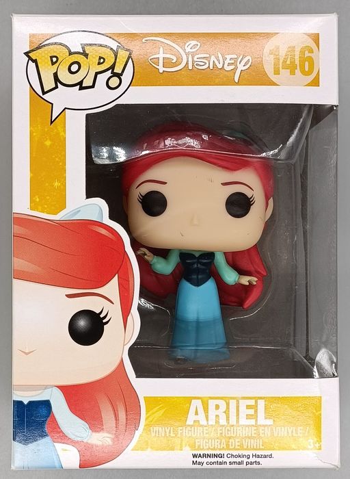 146 Ariel (Blue Dress) - Disney The Little Mermaid - Funko POP - Box Damaged