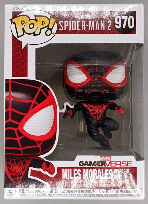 970 Miles Morales Upgraded Suit - Marvel Spider-Man 2 Game - Brand New Funko POP
