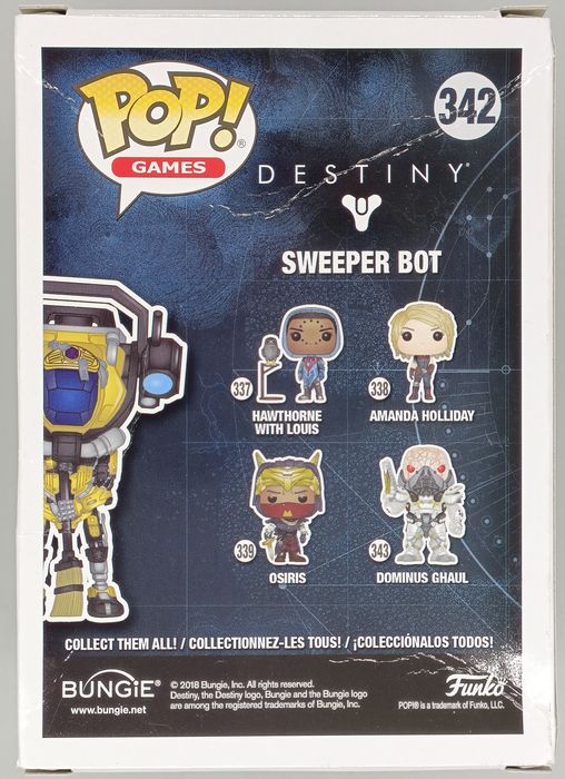 #342 Sweeper Bot - Destiny - 2018 Con - Box Damaged Funko POP