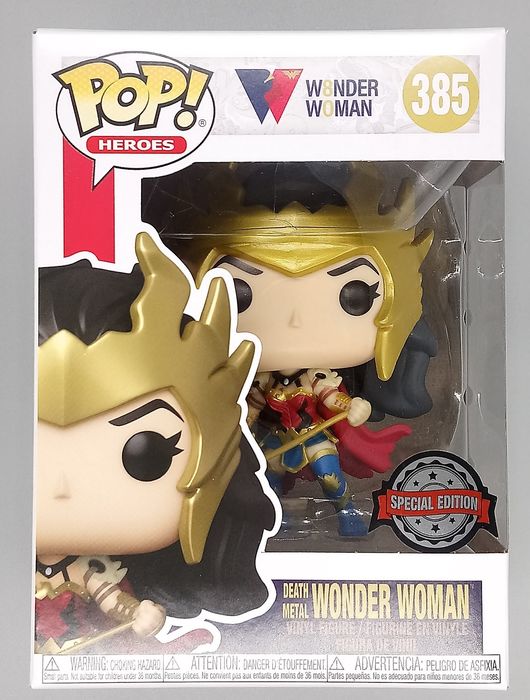 #385 Wonder Woman (Death Metal) - DC Funko POP