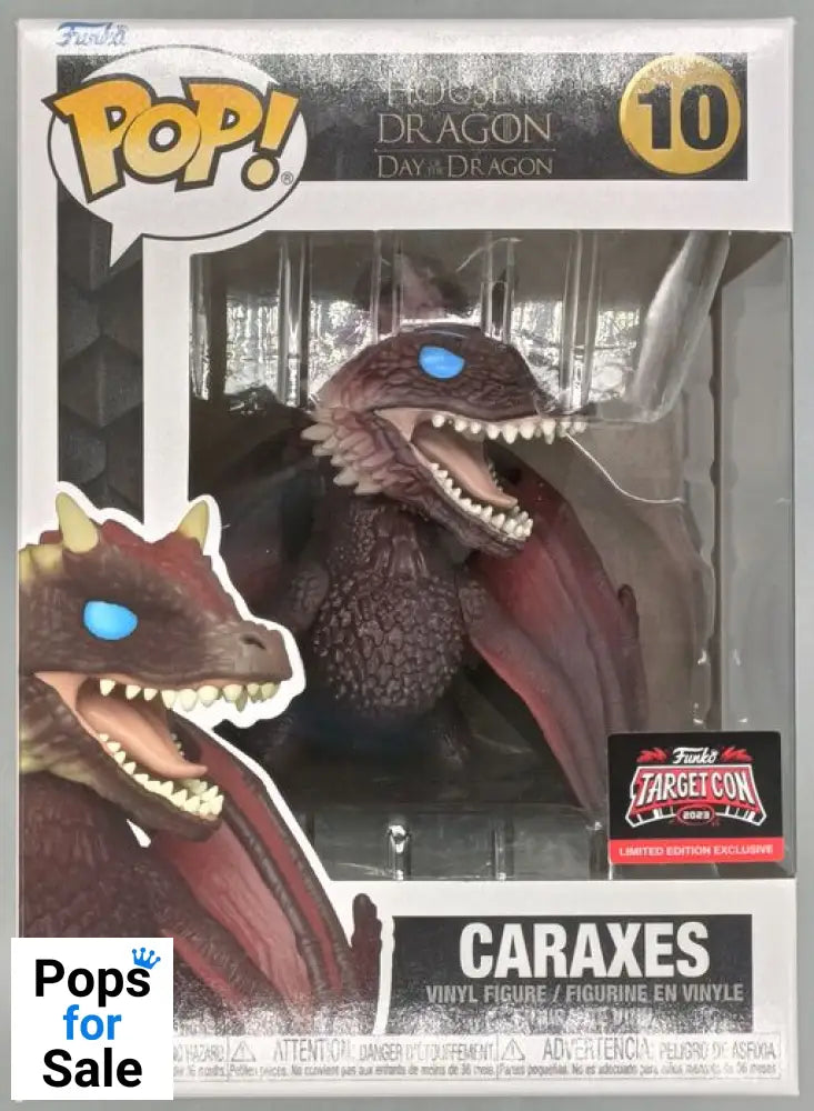 #10 Caraxes - House of the Dragon - 2023 Con Funko POP