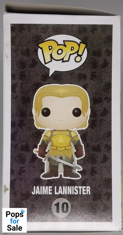 #10 Jaime Lannister - Game of Thrones - Box Damaged Funko POP - PopsforSale.co.uk