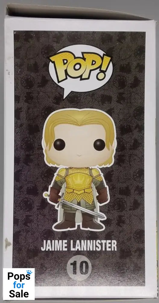 #10 Jaime Lannister - Game of Thrones - Box Damaged Funko POP