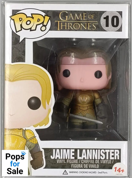 10 Jaime Lannister - Game of Thrones Funko POP