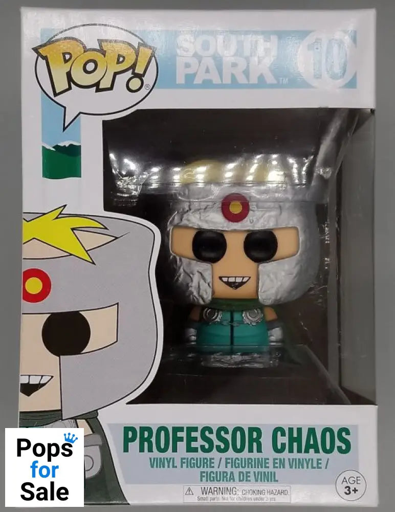 10 Professor Chaos - South Park - Box Damaged Funko POP