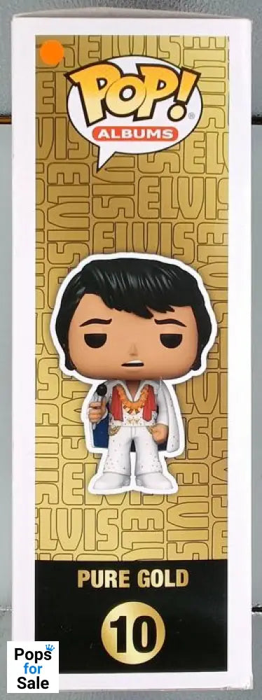 #10 Pure Gold - Albums - Elvis - Box Damaged Funko POP