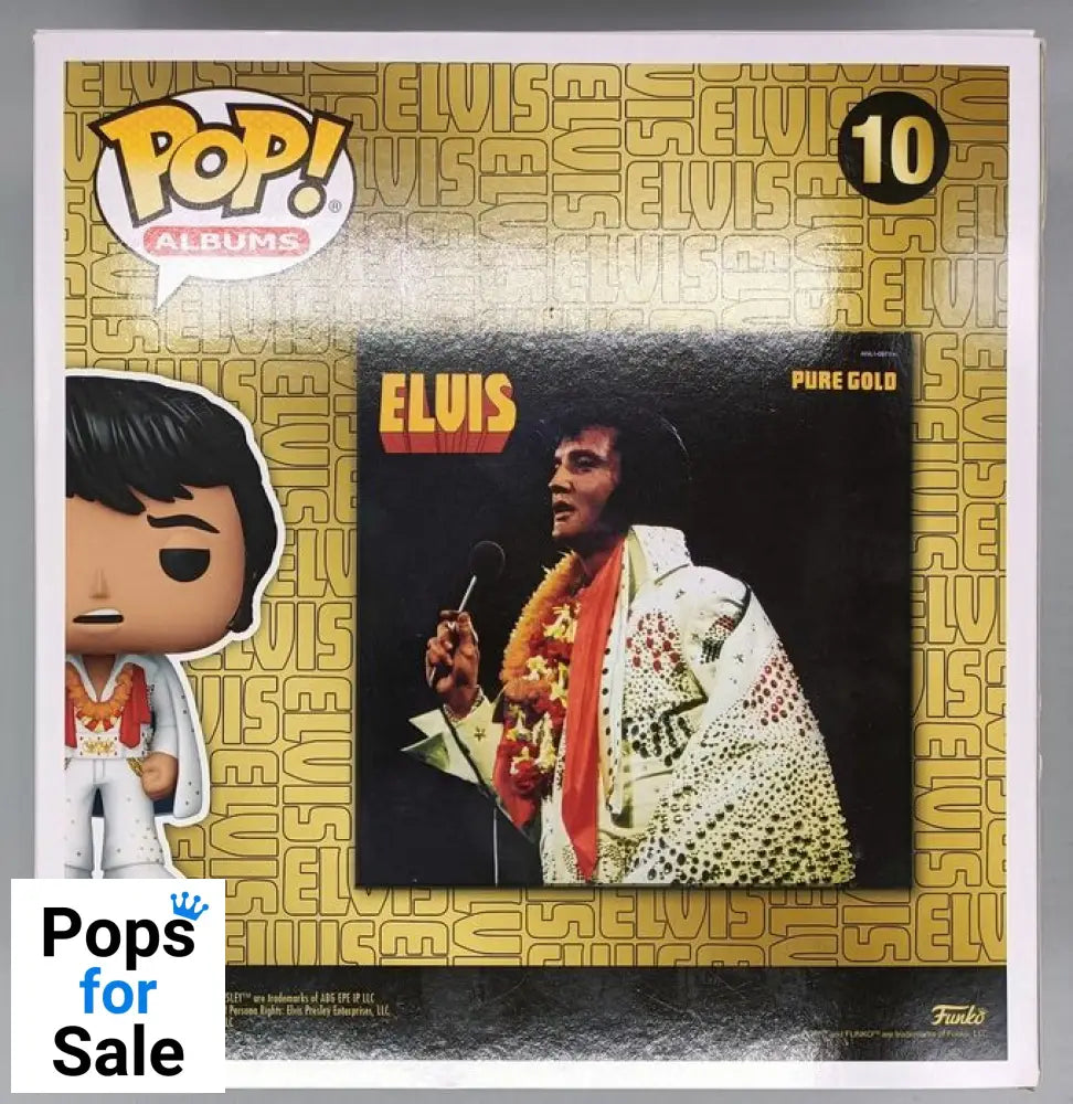 #10 Pure Gold - Albums - Elvis - Box Damaged Funko POP - PopsforSale.co.uk