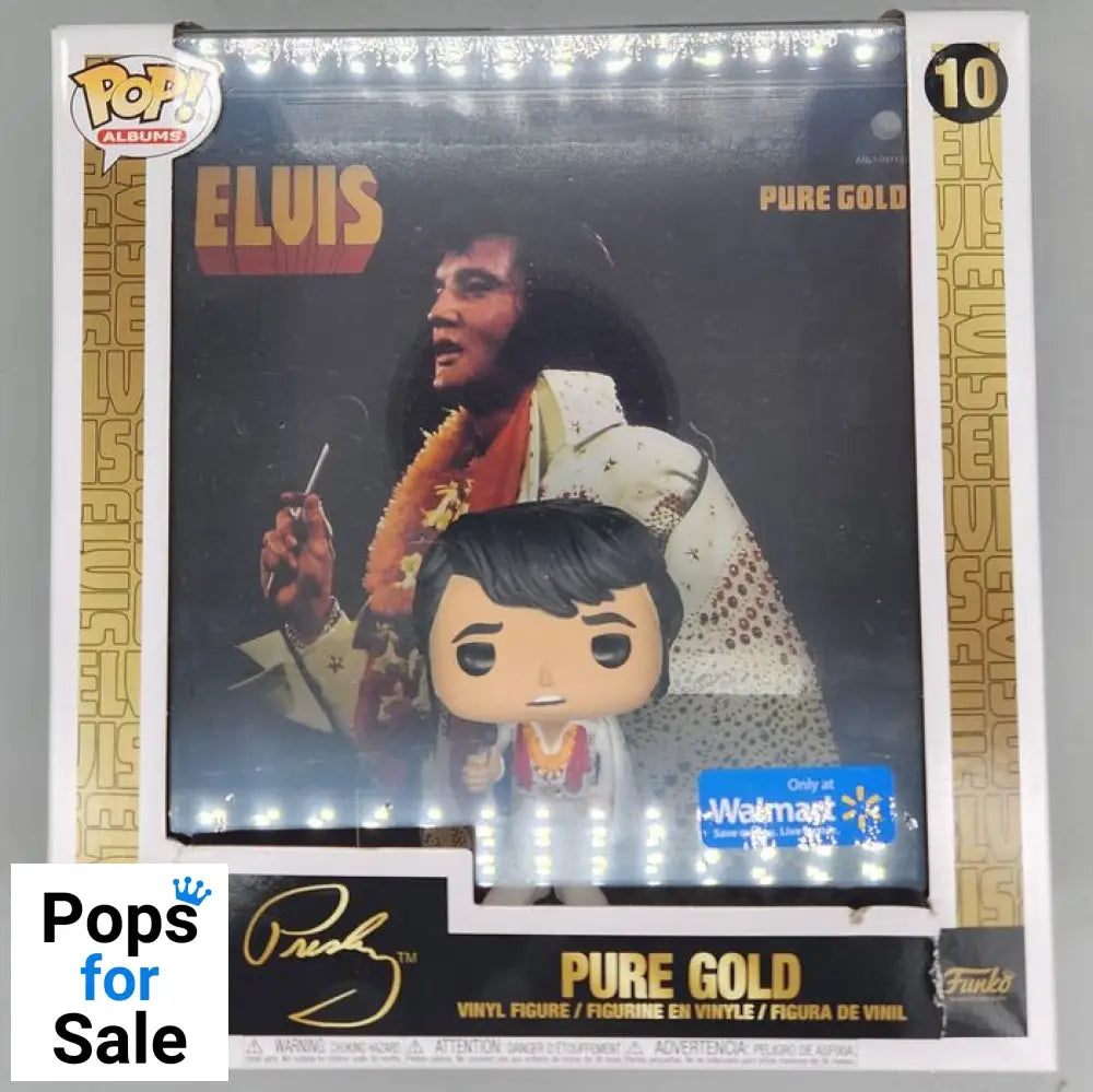 #10 Pure Gold - Albums - Elvis - Box Damaged Funko POP