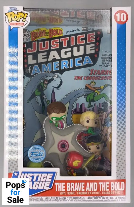 #10 The Brave and the Bold Comic Covers (DC) Justice Box Damaged Funko POP