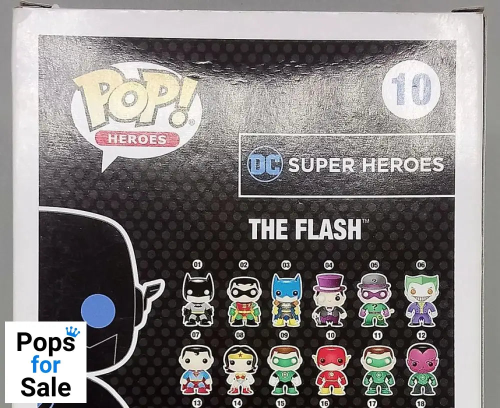 10 The Flash (Silhouette) - Glow - DC - Box Damaged Funko POP