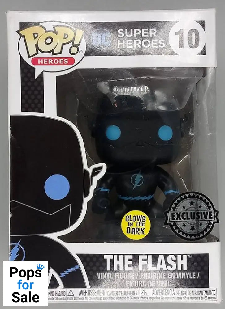 10 The Flash (Silhouette) - Glow - DC - Box Damaged Funko POP