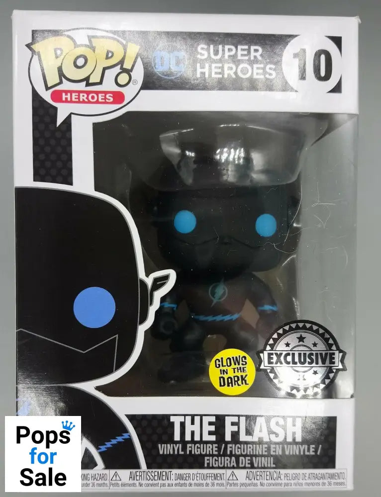 #10 The Flash (Silhouette) - Glow - DC Super Heroes Funko POP
