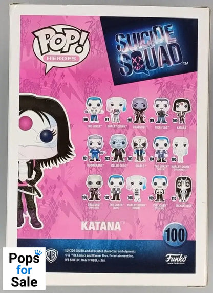 #100 Katana - DC - Suicide Squad - Box Damaged Funko POP - PopsforSale.co.uk