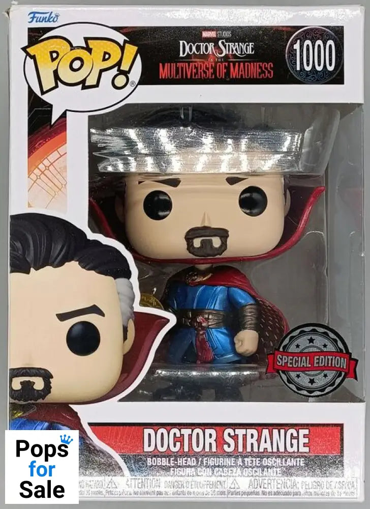 1000 Doctor Strange Metallic Marvel Doctor Strange Multiverse of Madness - Box Damaged Funko POP