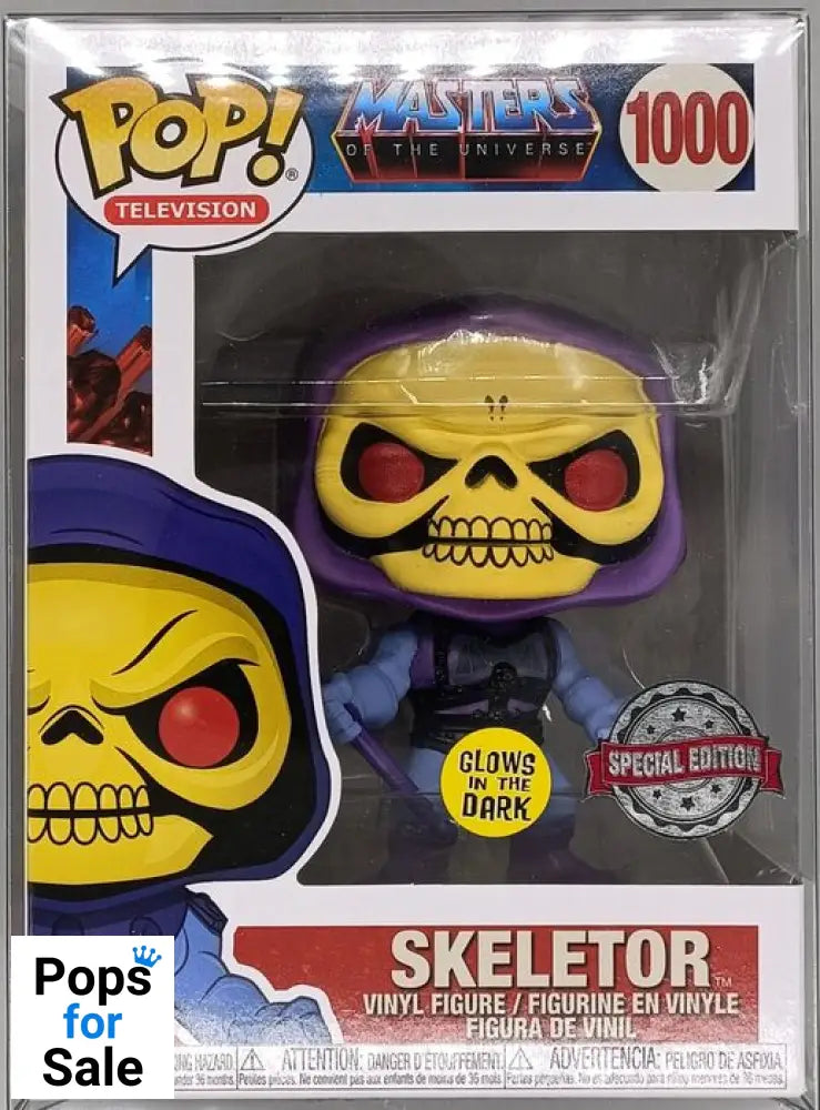 1000 Skeletor - Glow - Masters of the Universe Funko POP